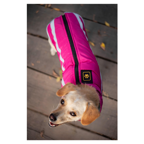 Vsepropejska Faraon bunda pro psa na ZIP Barva: Růžová, Délka zad (cm): 40, Obvod hrudníku: 51 -