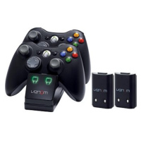 VENOM VS2891 Xbox 360 Black Twin Docking Station + 2 bvaterie