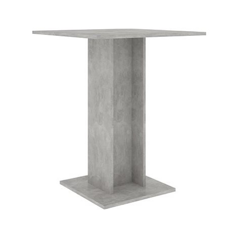 Bistro stolek betonově šedý 60 × 60 × 75 cm, 802106 SHUMEE