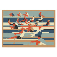 Obrazová reprodukce Rowers, Southwood, Eliza, 40 × 26.7 cm