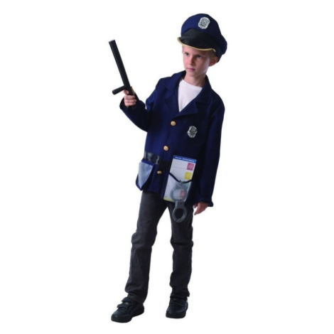 MaDe Šaty na karneval - policista, 110 - 120 cm