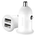 Nabíječka do auta Baseus Grain Pro Car Charger 2x USB 4.8A (white) (6953156202016)