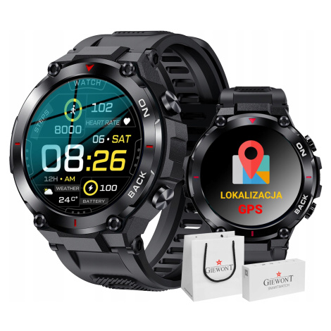 Chytré hodinky Giewont GW460-1 černé