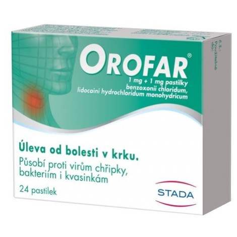 Orofar 1mg/1mg pastilka 24