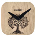 KUBRi 0032C - Miniaturní dubové hodiny se stromem života