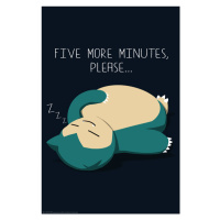 Plakát, Obraz - Five more minutes, please, 61 × 91.5 cm