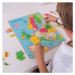 Bigjigs Toys Dřevěné puzzle mapa Evropy 25 dílků