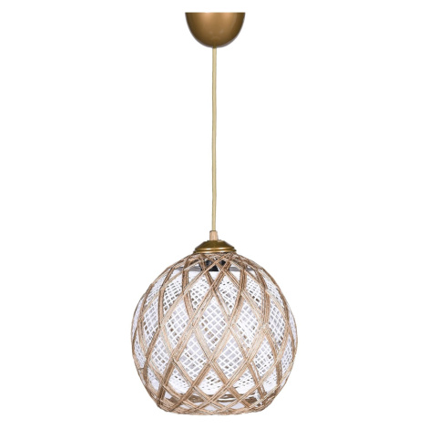 Opviq Závěsný lustr HM024 bílo-béžový Opviq lights