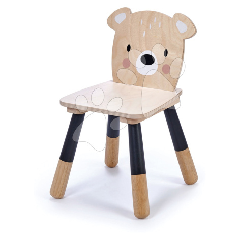 Dřevěná židle medvěd Forest Bear Chair Tender Leaf Toys pro děti od 3 let