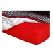 Dadka Jersey prostěradlo červené 60 × 120 × 10 cm