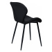 TZB Designová židle Dallas samet černá