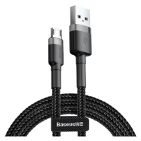 Kabel USB-Micro USB Baseus Cafule 2,4A 0,5 m (šedočerný)