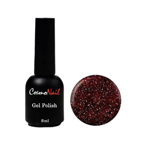 Cosmonail gel polish Red glitter 004, 8 ml