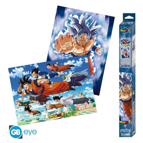 Set 2 plakátů Dragon Ball Super - Goku & Friends (52x38 cm) Abysse