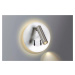 LED Nástěnné svítidlo AZzardo Faro black AZ3204 6W+3W 420+250lm 3000K IP20 15cm černé
