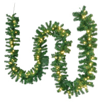 Juskys Umělá vánoční girlanda 5 mv zelené barvě 100 LED