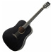 Tanglewood TWBB SD E Smokestack Black Elektroakustická kytara Dreadnought