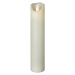 Sompex LED svíčka Shine Ø 5 cm slonovina, výška 22,5 cm