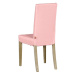 Dekoria Potah na židli IKEA  Harry, krátký, práškově růžová, židle Harry, Loneta, 133-39