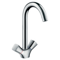 Dřezová baterie Hansgrohe Logis M31 s otočným raménkem chrom 71280000