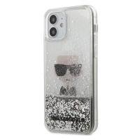 Karl Lagerfeld KLHCP12SGLIKSL hard silikonové pouzdro iPhone 12 Mini 5.4