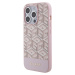 Guess PU G Cube MagSafe kryt iPhone 15 Pro Max růžový