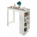 Tempo Kondela Barový stůl Austen - bílá / beton + kupón KONDELA10 na okamžitou slevu 3% (kupón u