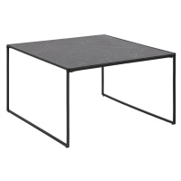 Konferenční stolek Infinity 80x80x48 cm černý mramor 647176