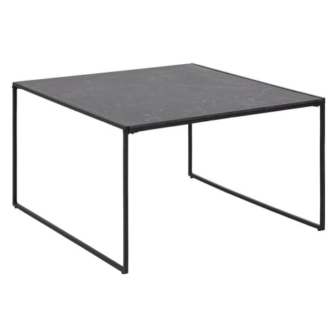 Konferenční stolek Infinity 80x80x48 cm černý mramor 647176 BAUMAX