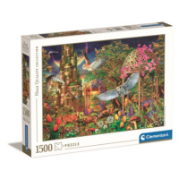 Clementoni - Puzzle 1500 Woodland fantasy garden