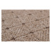 Condor Carpets AKCE: 100x100 cm Metrážový koberec Udinese béžový new - neúčtujeme odřezky z role