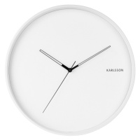 Karlsson 5807WH Designové nástěnné hodiny pr. 40 cm