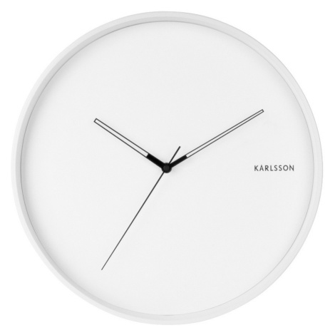 Karlsson 5807WH Designové nástěnné hodiny pr. 40 cm