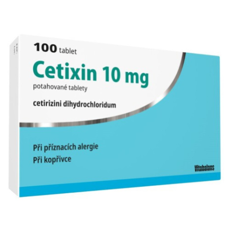 CETIXIN 10MG potahované tablety 100
