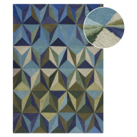 Modrý vlněný koberec 160x230 cm Reverie – Flair Rugs