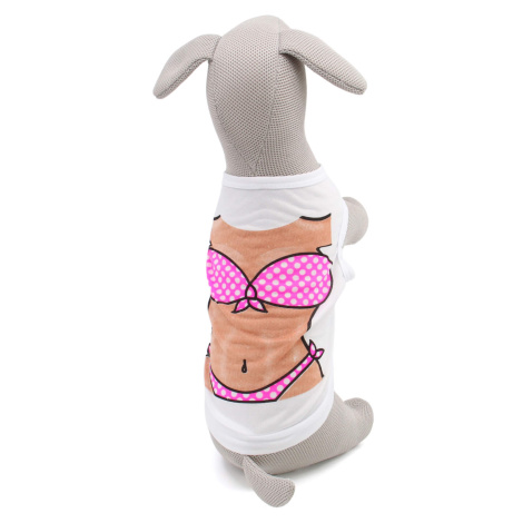 Vsepropejska Tyfon letní tričko pro psa Barva: Růžová, Délka zad (cm): 18, Obvod hrudníku: 28 - 