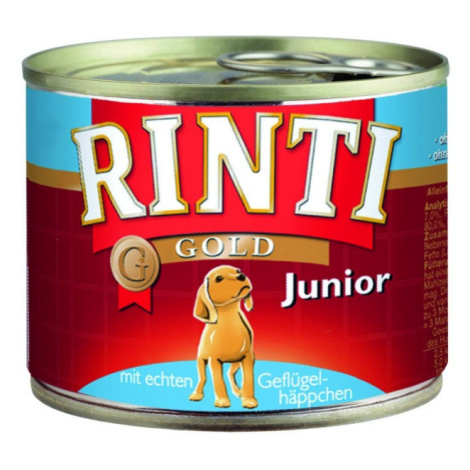 Finnern Rinti Gold Junior konzerva pro psy kuře 185g