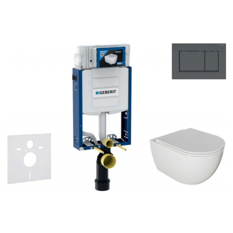 GEBERIT Kombifix Set předstěnové instalace, klozetu Oudee a sedátka softclose, tlačítko Sigma30,