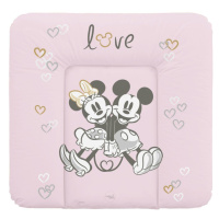 Ceba Podložka přebalovací měkká na komodu (75x72) Disney Minnie & Mickey Pink