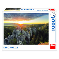 Puzzle Skalnaté stěny 1000 dílků - Dino