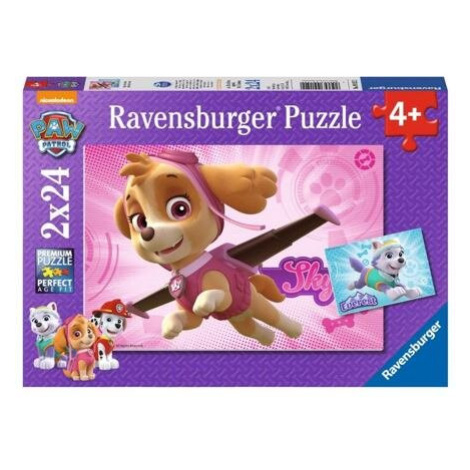 Tlapková Patrola; 2x24 dílků Paw Patrol