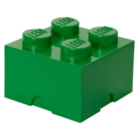 LEGO úložný box 4 - tmavě zelená