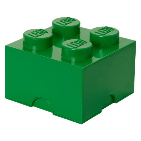 LEGO úložný box 4 - tmavě zelená
