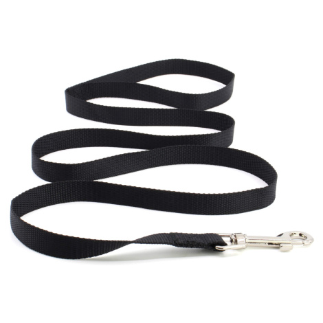 Vsepropejska Zuky nylonové vodítko pro psa | 124 cm Barva: Černá, Šířka vodítka: 1 cm