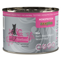 Catz finefood Monoprotein zooplus 24 x 200 g - hovězí