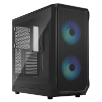 Fractal Design Focus 2 RGB Black TG Clear Tint/Midi Tower/Transpar./Černá