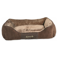 Pelíšek Scruffs Chester Box Bed čokoládový XL 90x70cm