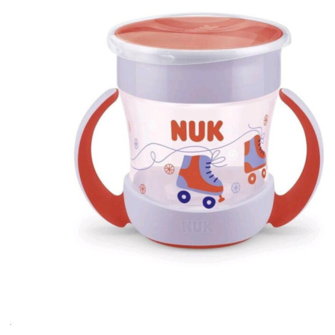 NUK - Dětský hrníček Mini Magic 360° s víčkem červená