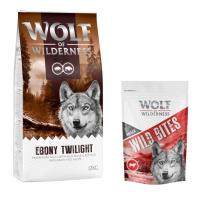 Wolf of Wilderness granule 12 kg + snack 180g zdarma! - 