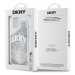 Zadní kryt DKNY Liquid Glitter Arch Logo pro Apple iPhone 15, transparentní